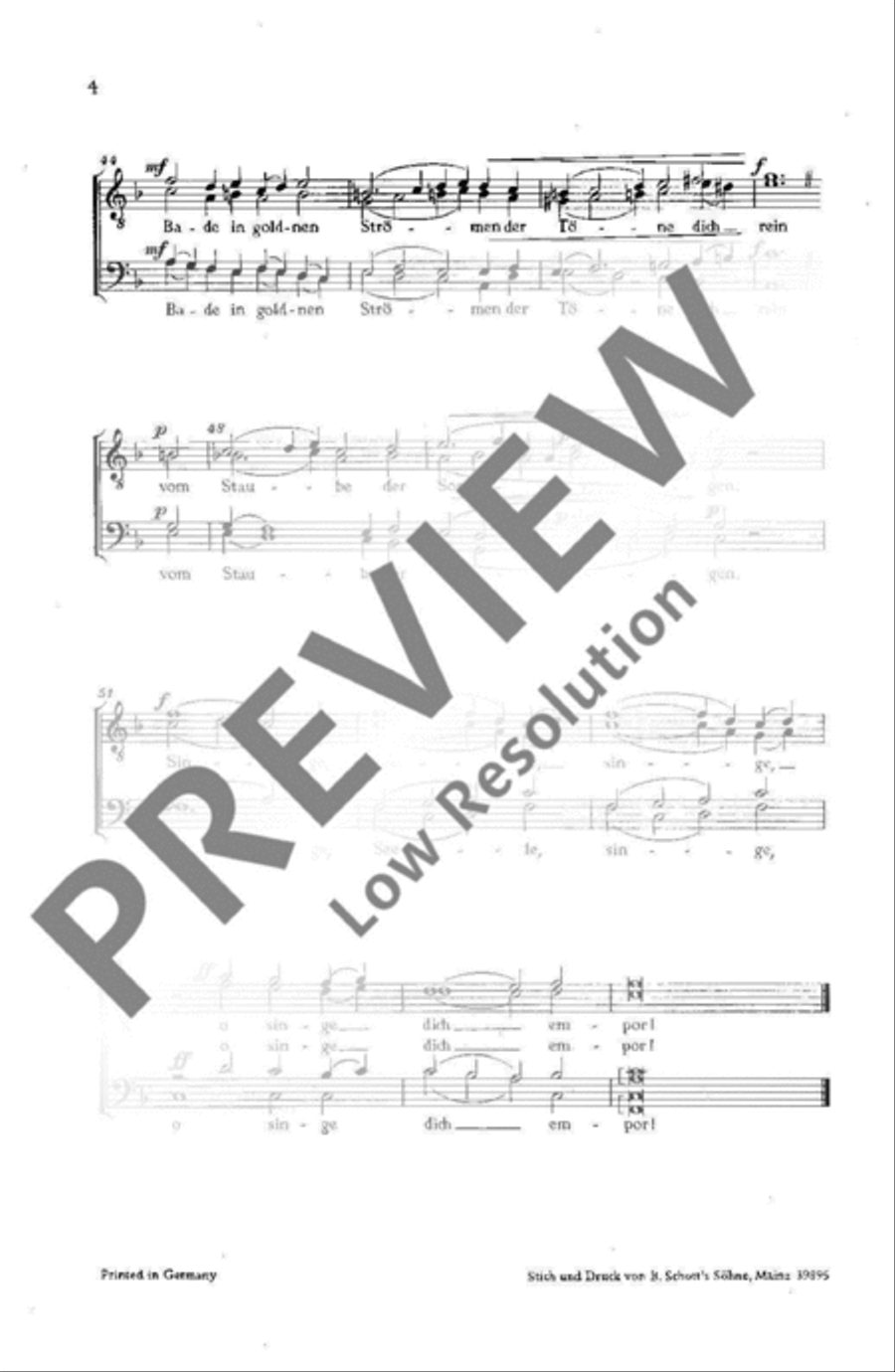 Festliche Hymne Men's Choir scores gallery preview page 5