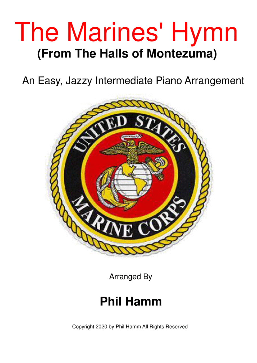 Marines' Hymn (From The Halls of Montezuma) Piano Method scores gallery preview page 1