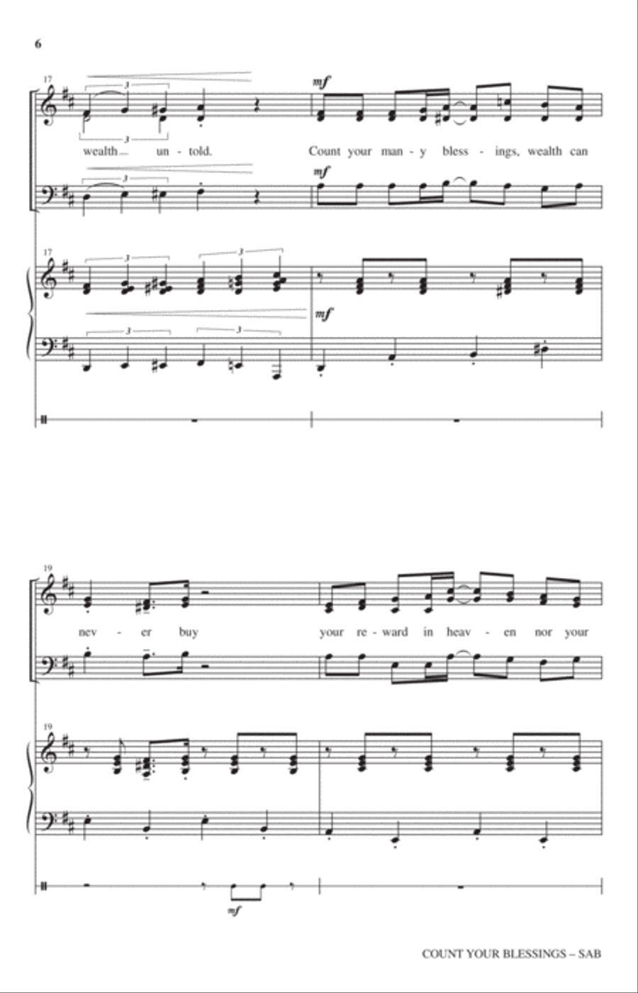 Count Your Blessings 3-Part scores gallery preview page 5