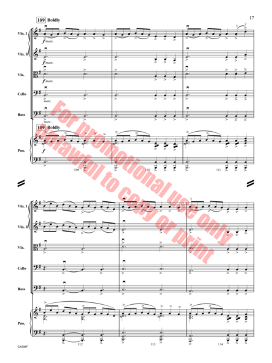Reels and Reverie String Orchestra scores gallery preview page 18