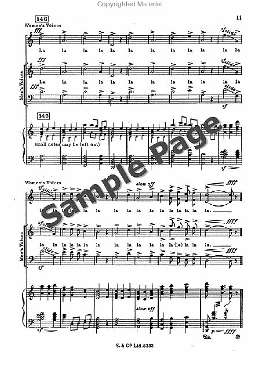The lost lady found Mixed Choir scores gallery preview page 12