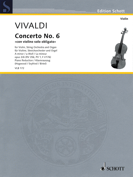 Antonio Vivaldi - Concerto No. 6 in A minor, Op. 3/6, RV 356
