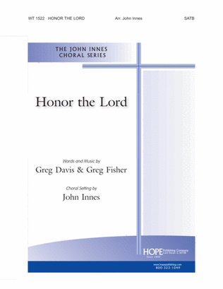 Book cover for Honor the Lord