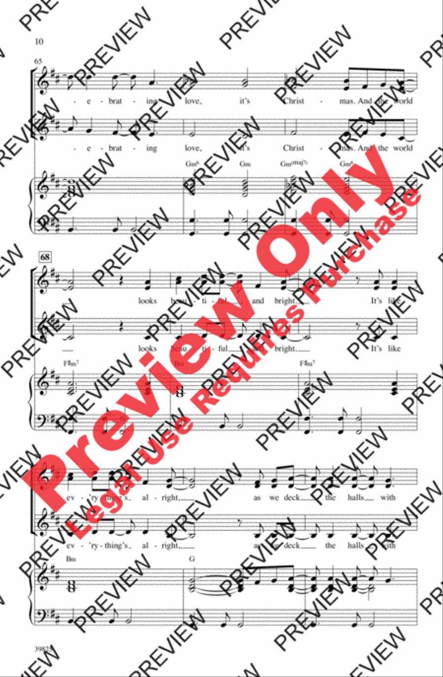 Falala Falala Women's Choir scores gallery preview page 10