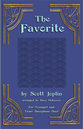 Book cover for The Favorite, Two-Step Ragtime for Trumpet and Tenor Saxophone Duet
