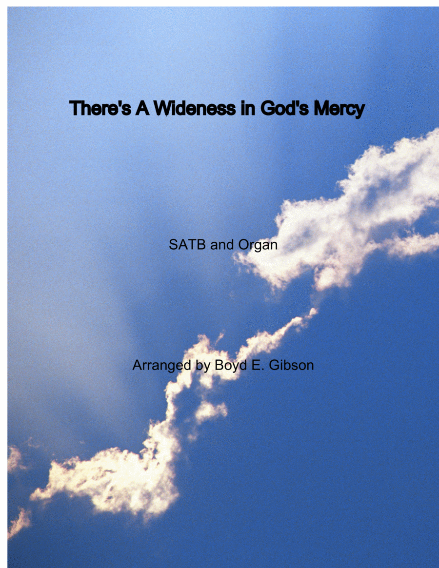 There Is A Wideness In God's Mercy image number null