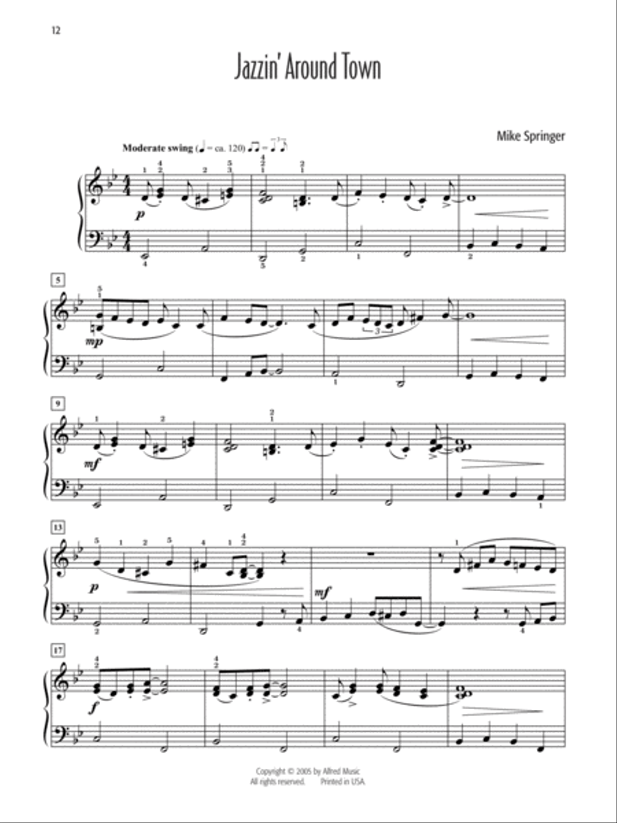 Mike Springer's Favorite Solos 1-3 (Value Pack) Easy Piano scores gallery preview page 24