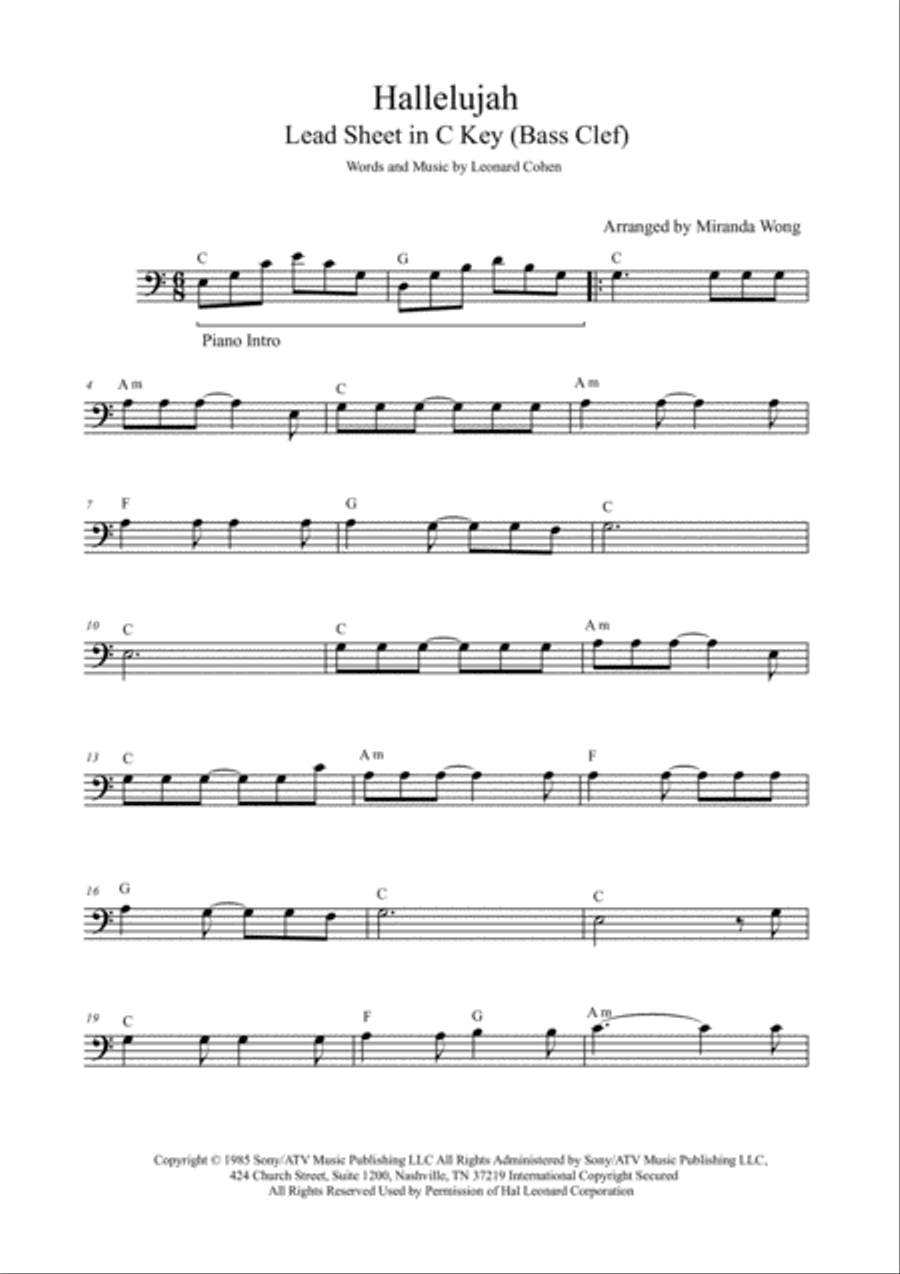 Hallelujah Hallelujah Piano Trio scores gallery preview page 5