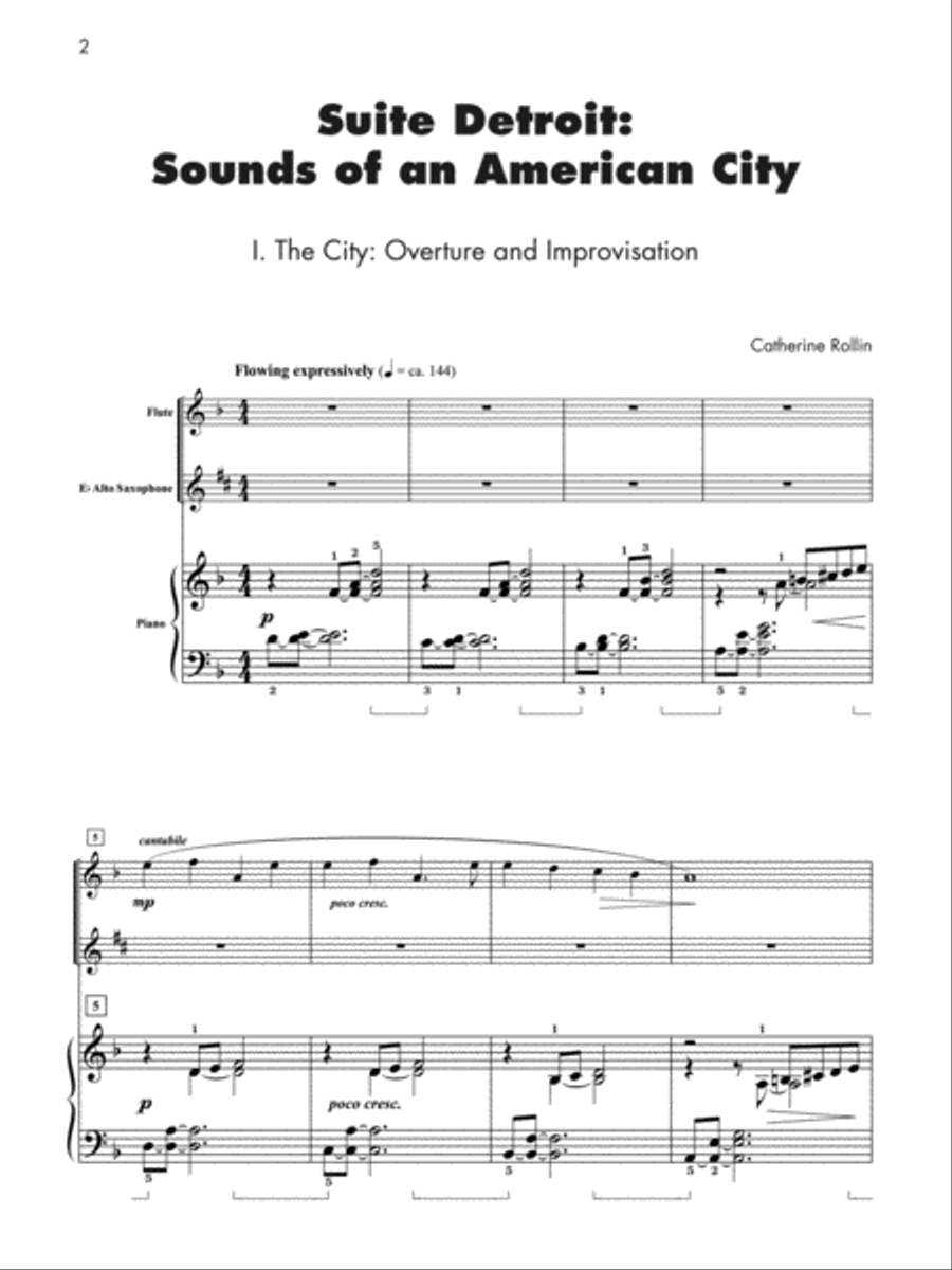 Suite Detroit -- Sounds of an American City Small Ensemble scores gallery preview page 3