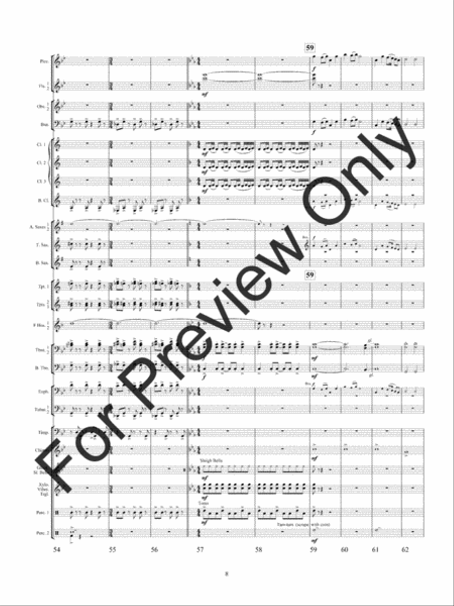 Winterfest (Score) Winterfest (Score) Concert Band scores gallery preview page 11