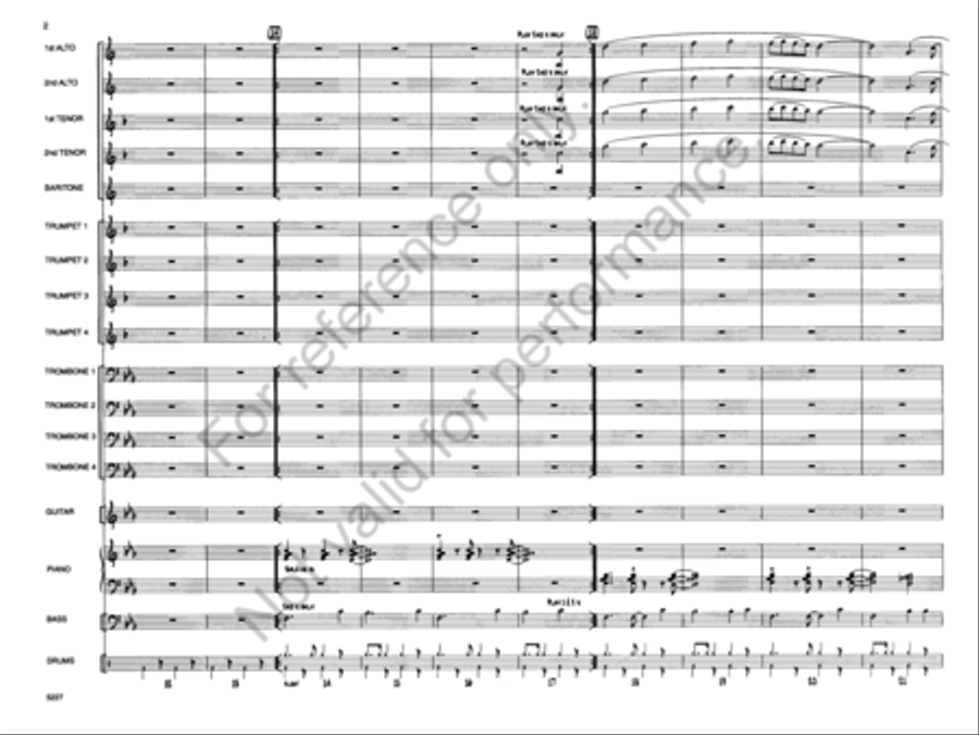 Avalon Jazz Ensemble scores gallery preview page 3