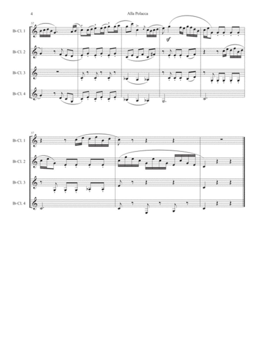 Alla Polacca for clarinet quartet image number null