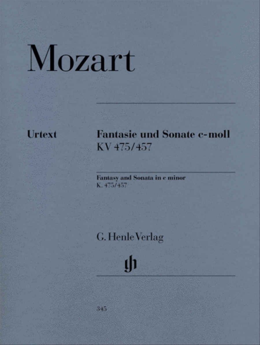 Fantasy And Sonata K 475 And K 457 C Min Piano Solo scores gallery preview page 1