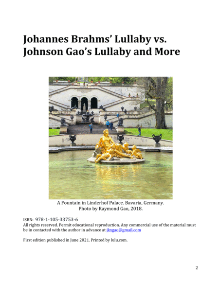 Johannes Brahms’ Lullaby vs. Johnson Gao’s Lullaby and More image number null
