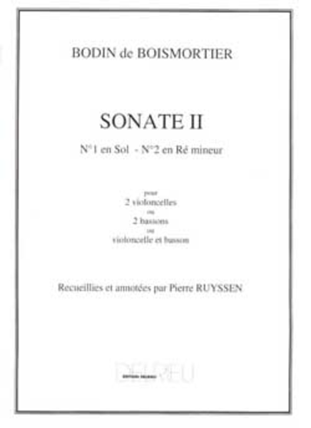 Sonate No. 2 en Re min.