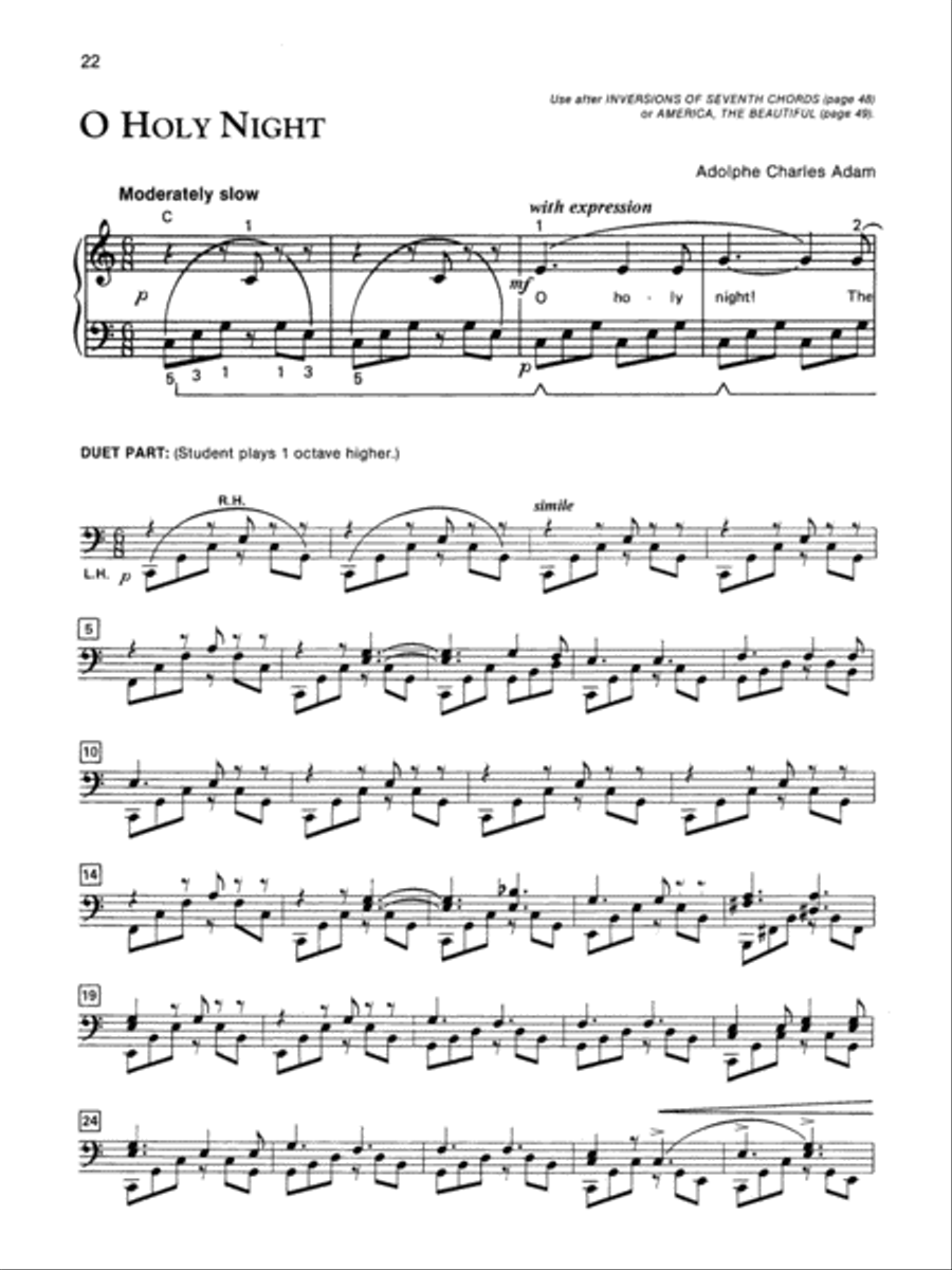 Alfred's Basic Adult Course Christmas, Book 2 Piano Method scores gallery preview page 4