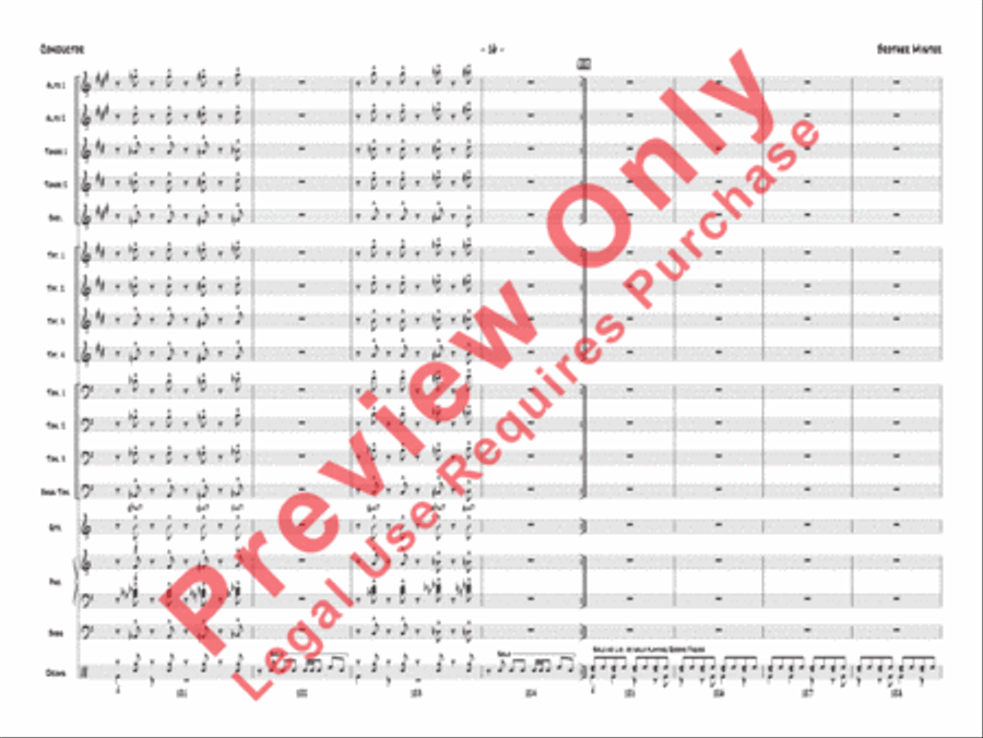 Brother Mister Jazz Ensemble scores gallery preview page 39