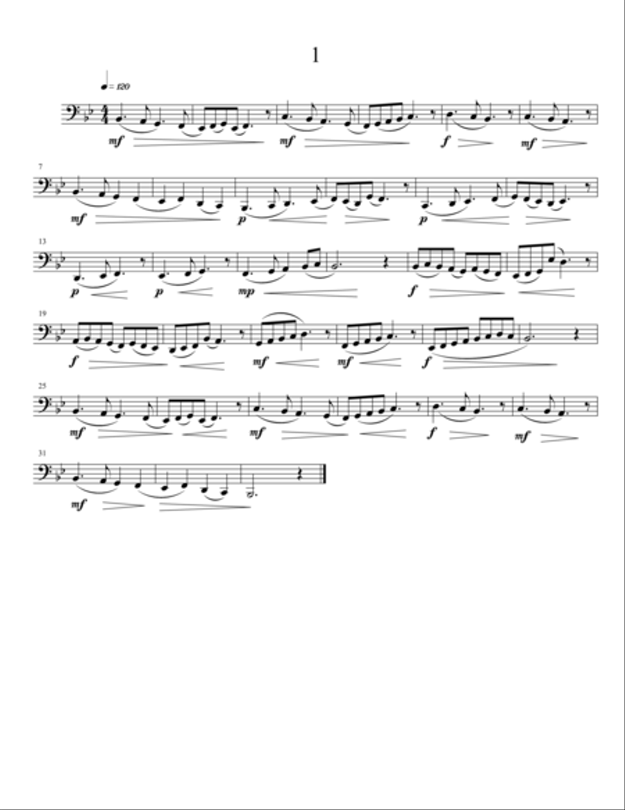 27 Etudes for the Advancing Tuba Player Tuba scores gallery preview page 3