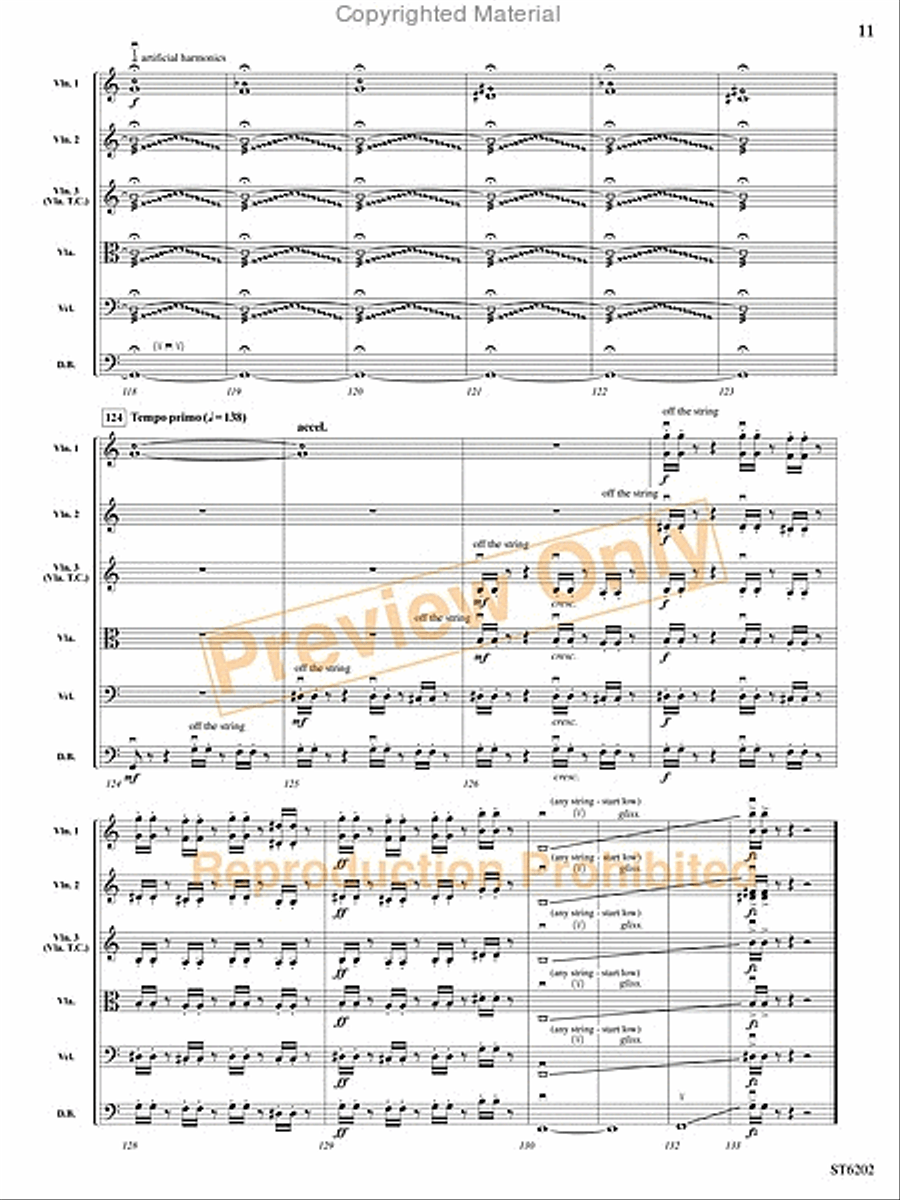Ghost Carnival String Orchestra scores gallery preview page 10