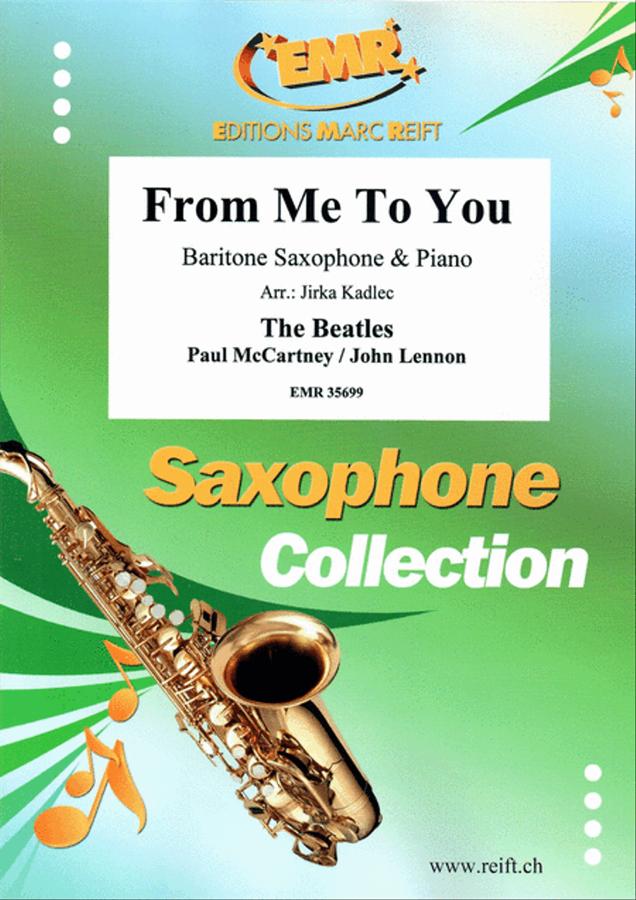 From Me To You From Me To You Baritone Saxophone scores gallery preview page 1