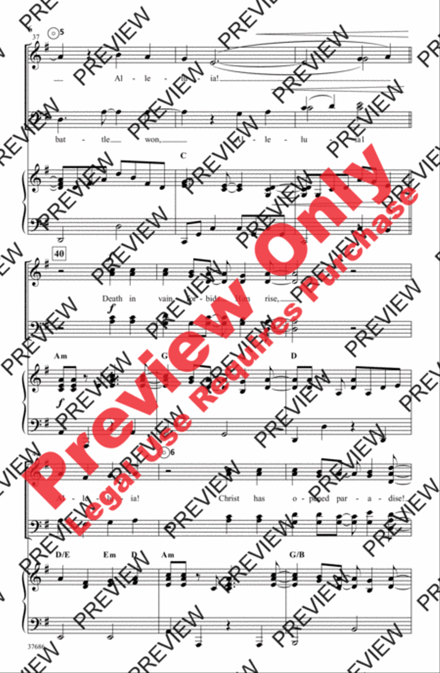 Risen Today Risen Today 4-Part scores gallery preview page 6