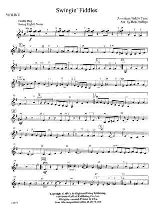 Swingin' Fiddles: 2nd Violin