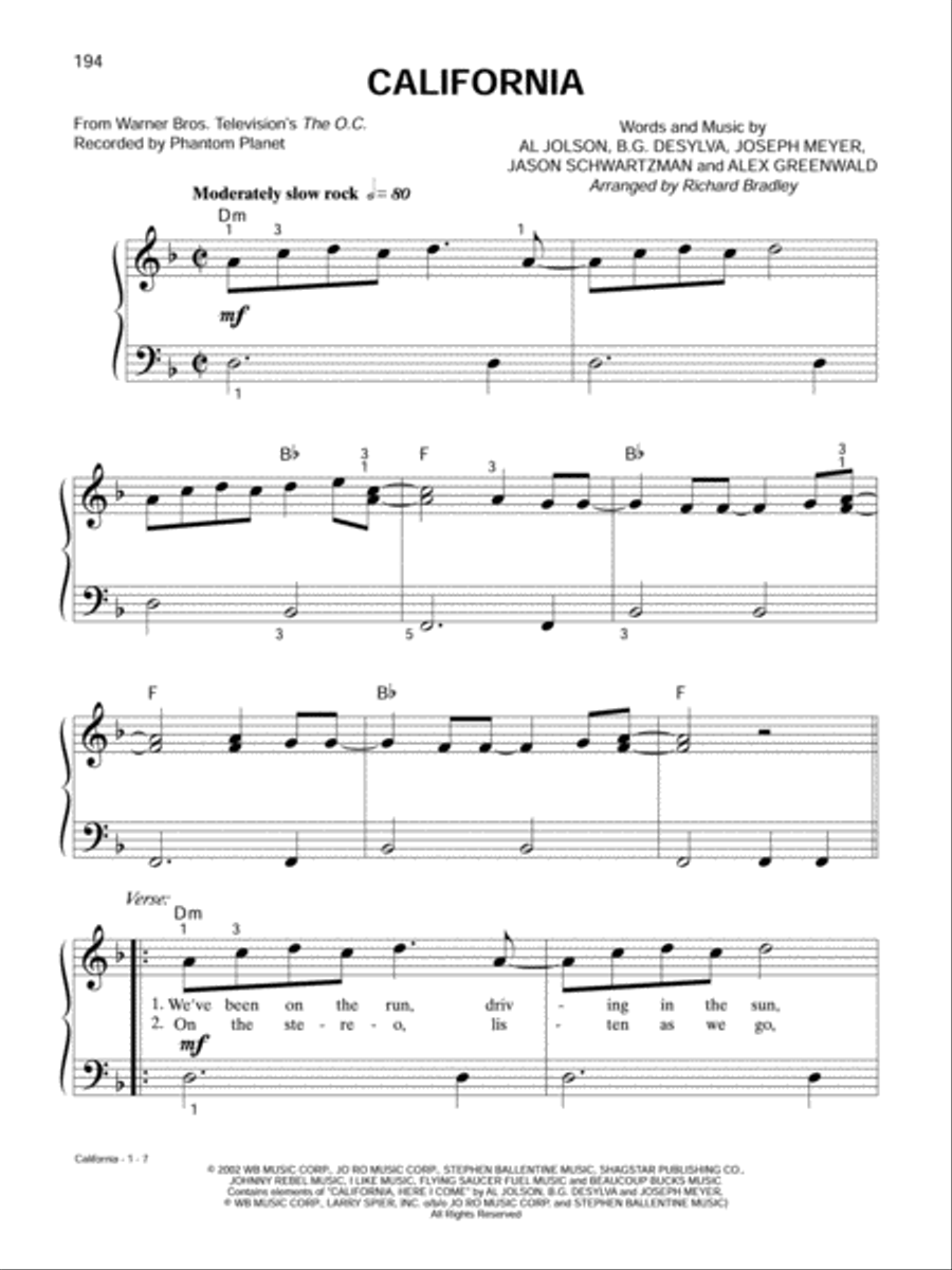 Bradley's New Giant Piano Book Easy Piano scores gallery preview page 4