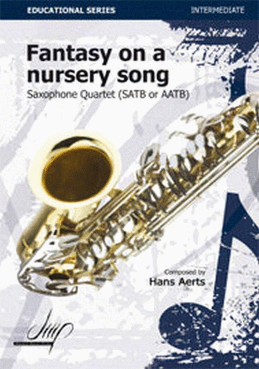 Fantasy On A Nursery Song Saxophone Quartet scores gallery preview page 1