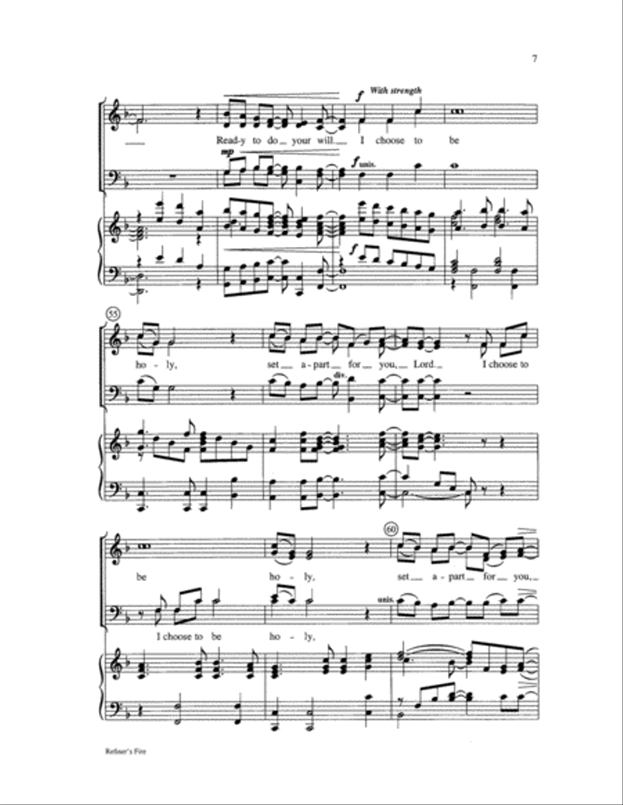 Refiner's Fire Choir scores gallery preview page 7