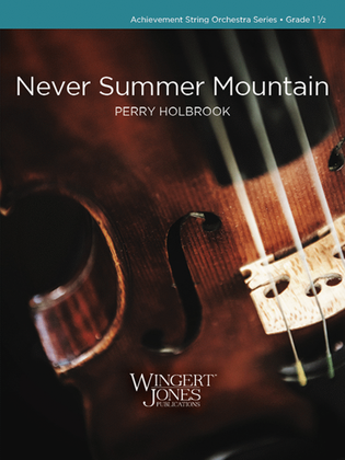 Book cover for Never Summer Mountain