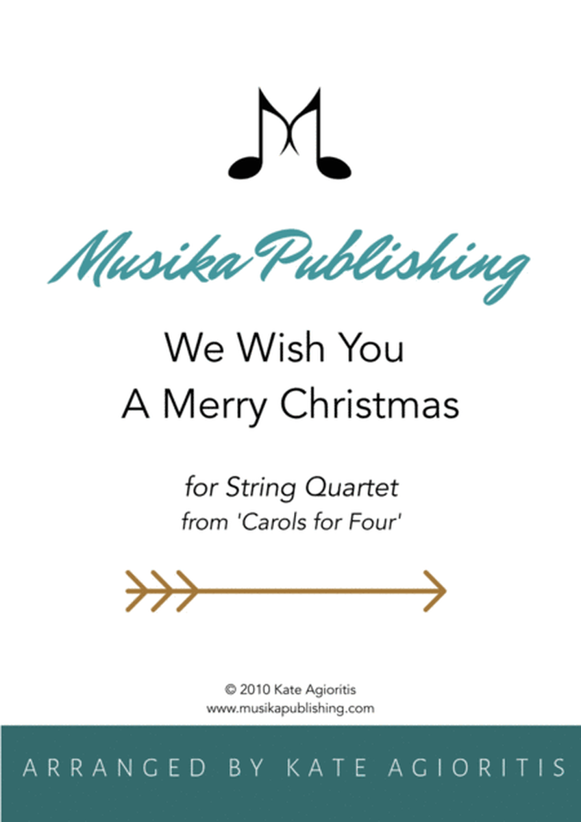 We Wish You A Merry Christmas - String Quartet image number null