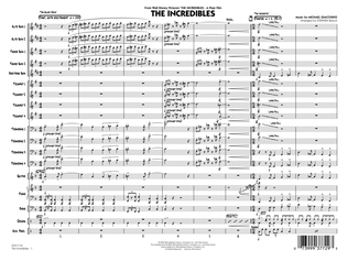 Book cover for The Incredibles (arr. Stephen Bulla) - Conductor Score (Full Score)