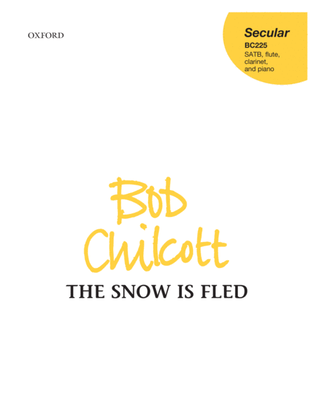 Book cover for The snow is fled