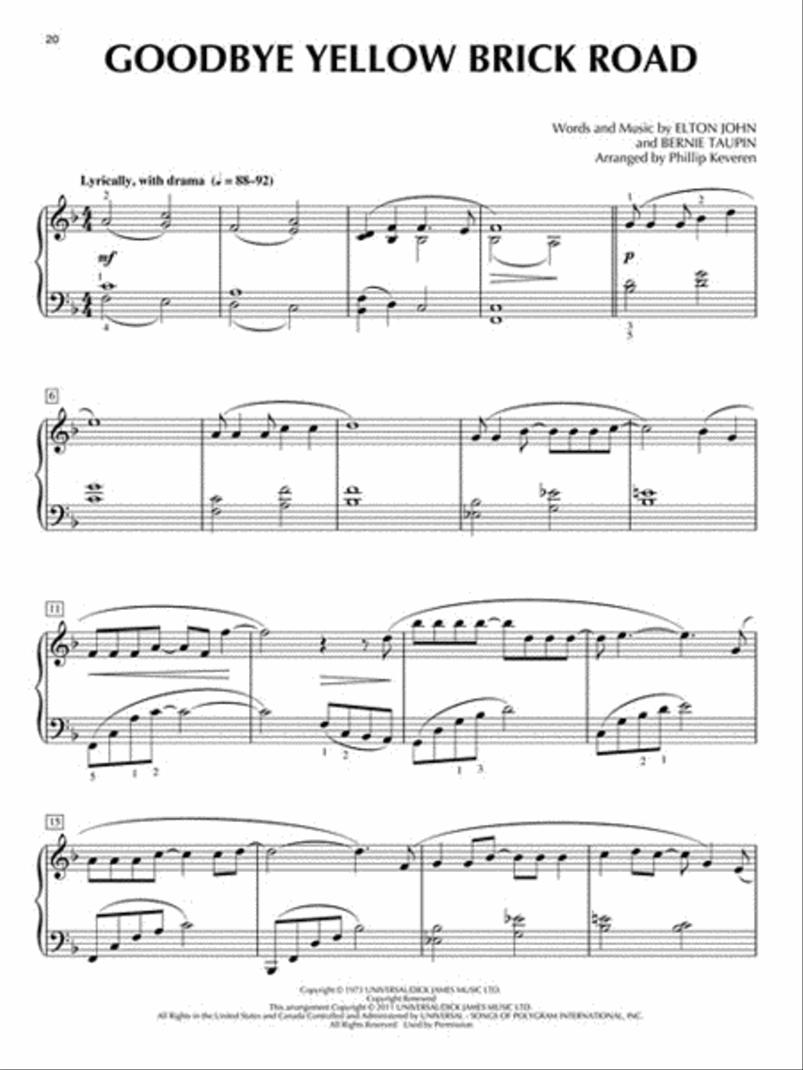 The Great Melodies The Great Melodies Piano Solo scores gallery preview page 3