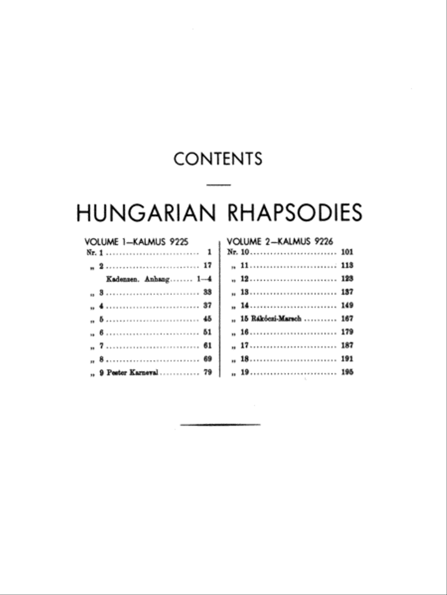 Hungarian Rhapsodies, Volume 1 Piano Solo scores gallery preview page 4