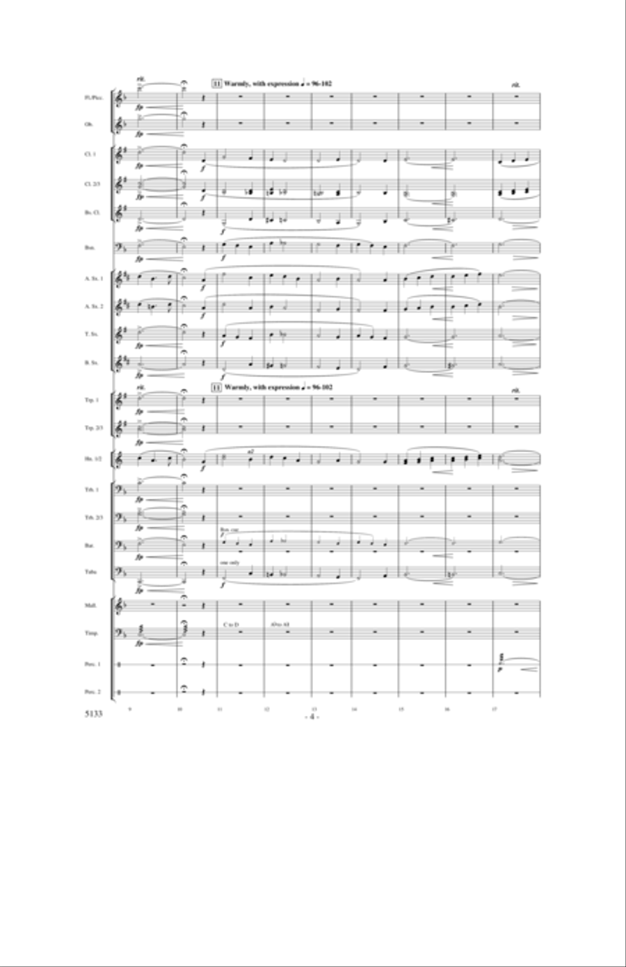 It Came Upon The Midnight Clear Concert Band scores gallery preview page 3