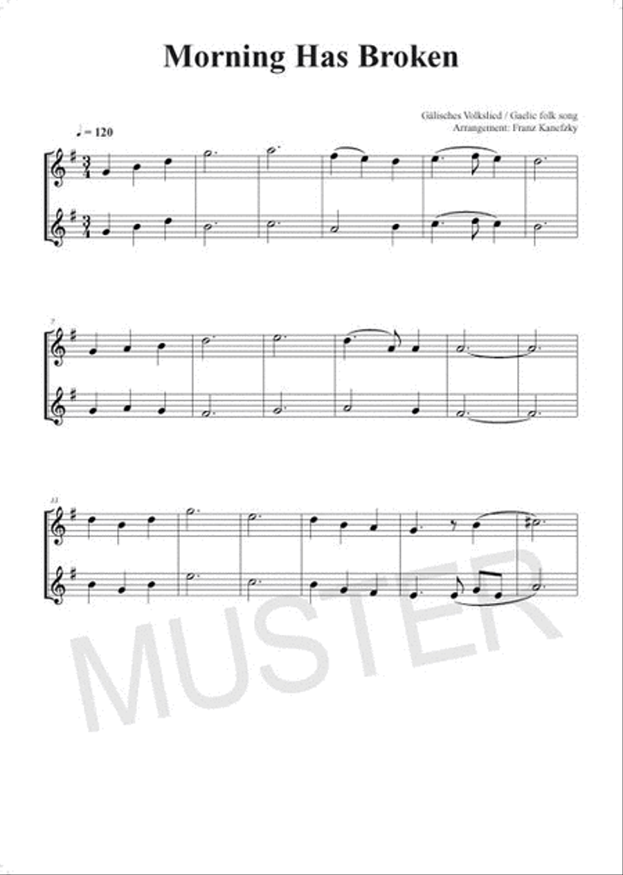100 Leichte Duette für 2 Saxophone Woodwind Duet scores gallery preview page 5