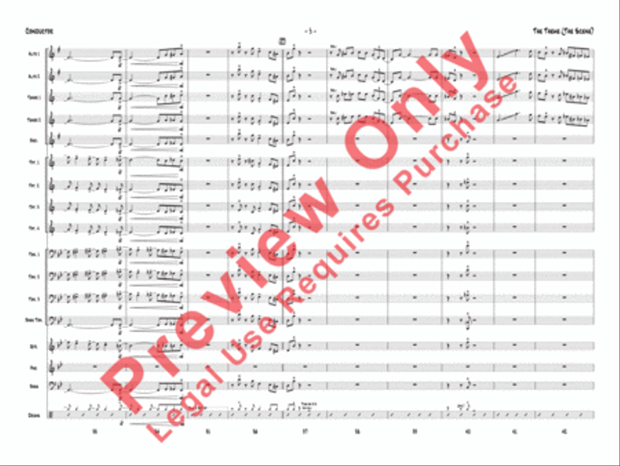 The Theme (The Scene) The Theme (The Scene) Jazz Ensemble scores gallery preview page 8