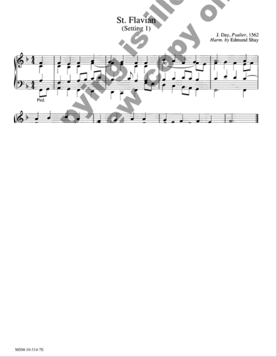 Hymn Harmonizations, Set 3 Organ scores gallery preview page 38