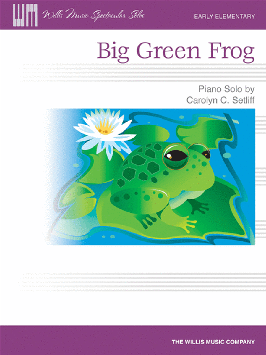 Big Green Frog Big Green Frog Easy Piano scores gallery preview page 1