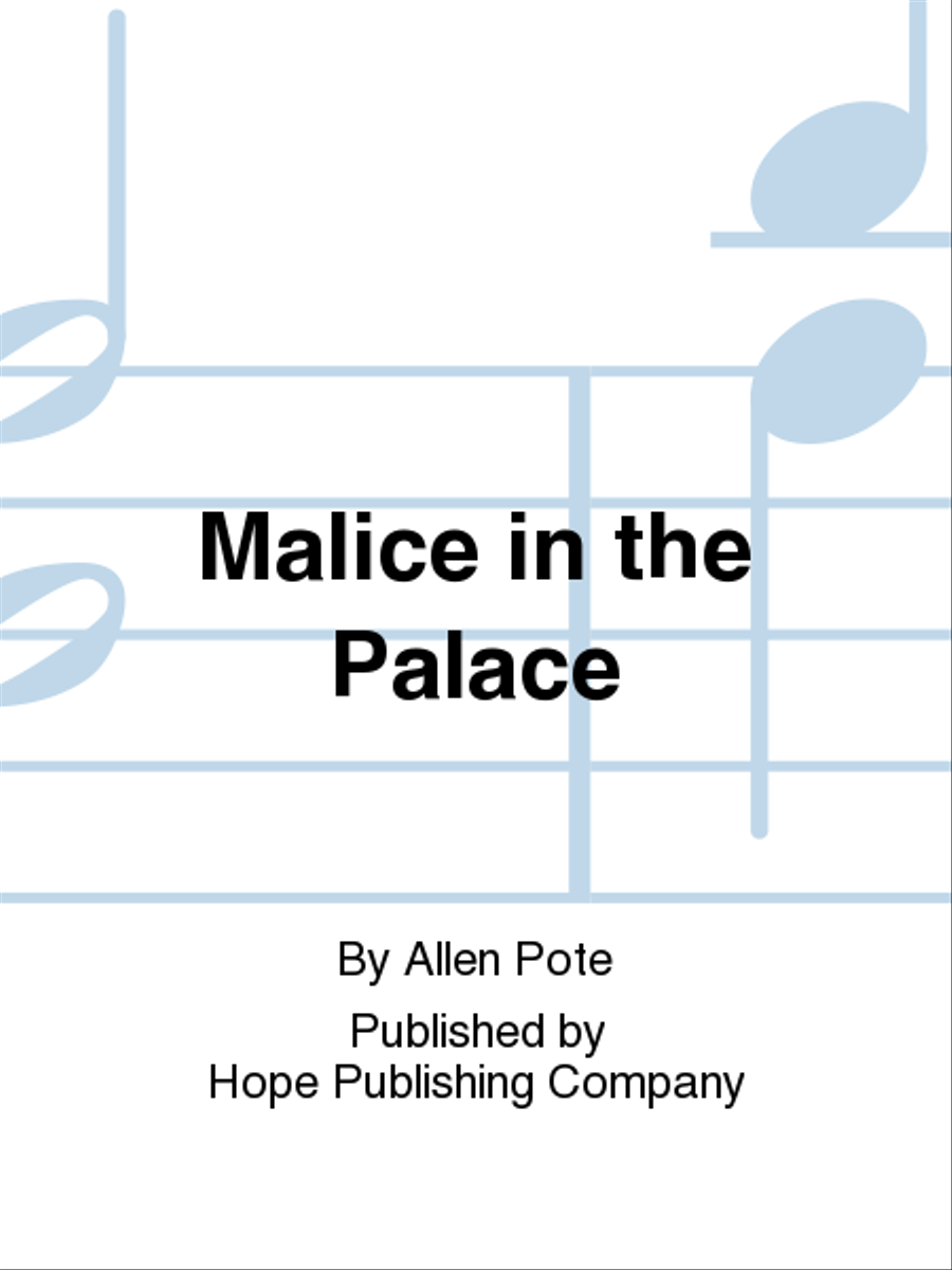 Malice in the Palace Unison Choir scores gallery preview page 1