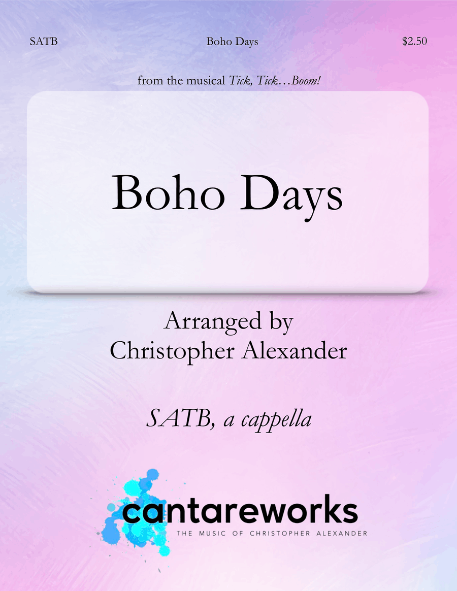 Boho Days 4-Part scores gallery preview page 1