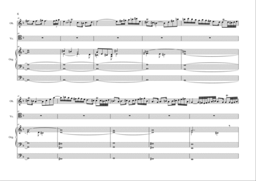 ADAGIO - D. Zipoli - Arr. for Oboe, Cello and organ image number null