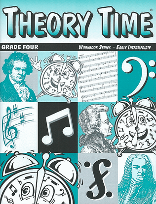 Book cover for Theory Time Grade 4 Workbook