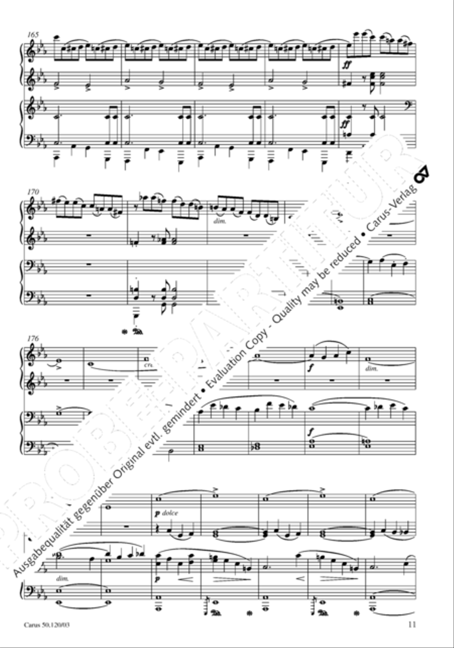 Christoforus + Das Tochterlein des Jairus (Gesamtausgabe, Bd. 9) 4-Part scores gallery preview page 12