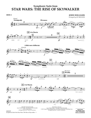 Symphonic Suite from Star Wars: The Rise of Skywalker (arr. Bocook) - Oboe 2