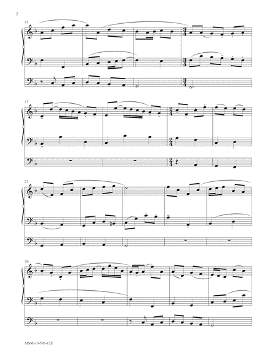 O dass ich tausend Zungen hätte Organ scores gallery preview page 2
