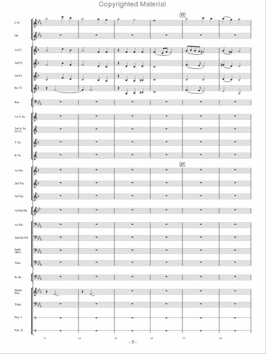 Beautiful Savior Concert Band scores gallery preview page 4