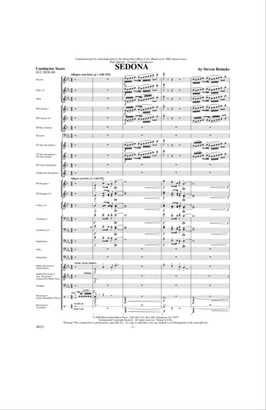 Sedona Sedona Concert Band scores gallery preview page 2