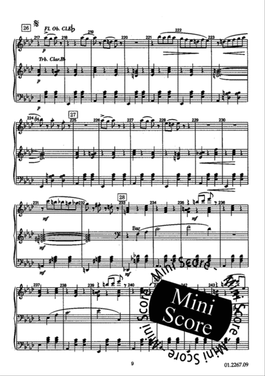 La Derniere Valse Concert Band scores gallery preview page 54